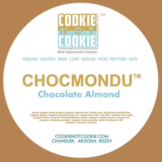 CHOCMONDU – Chocolate Almond Meal Replacement Cookie